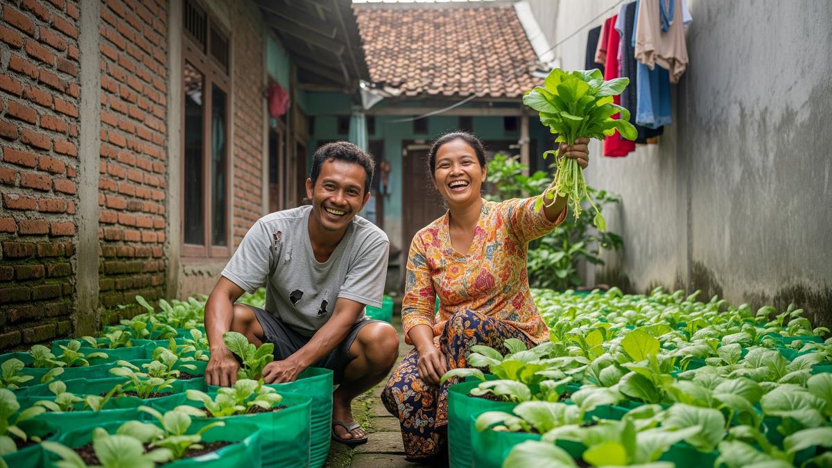 Cara Bikin Kebun Sawi Hijau di Polybag Panen 30 Hari, Cocok Ditanam di Pekarangan Kecil