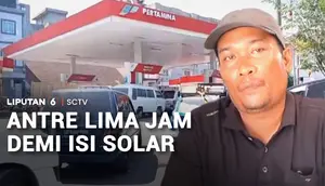 Pengendara di Sibolga Antre 5 Jam Sepanjang 3 Kilometer demi Solar