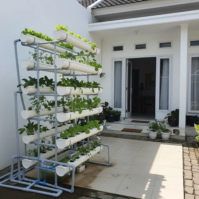 9 Model Kebun Hidroponik Bentuk Huruf, Solusi Estetis dan Fungsional
