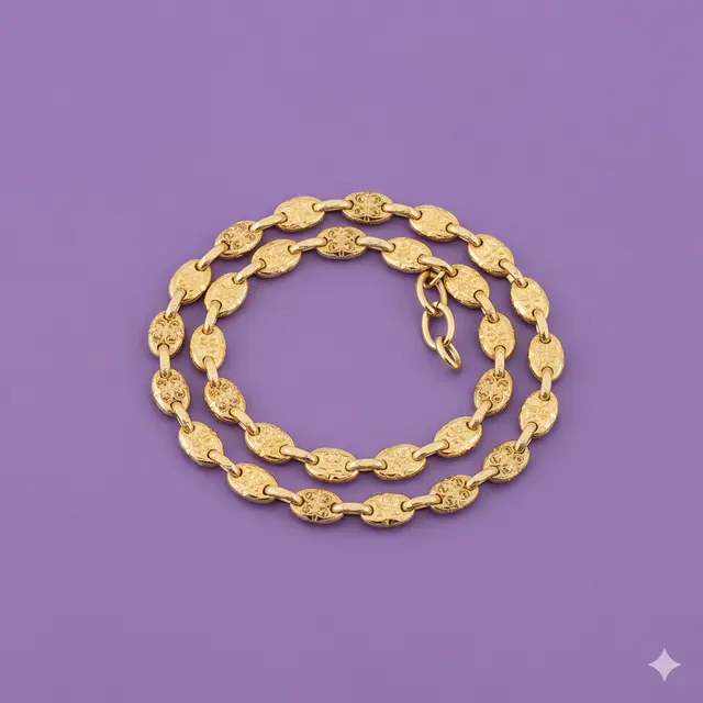 Desain Gelang Emas Model Rantai Oval Paling Trending. Gemini