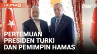 Di tengah perang yang masih berkecamuk di Gaza, Presiden Turki Recep Tayyip Erdogan bertemu dengan pemimpin Hamas. Apa yang mereka bicarakan?