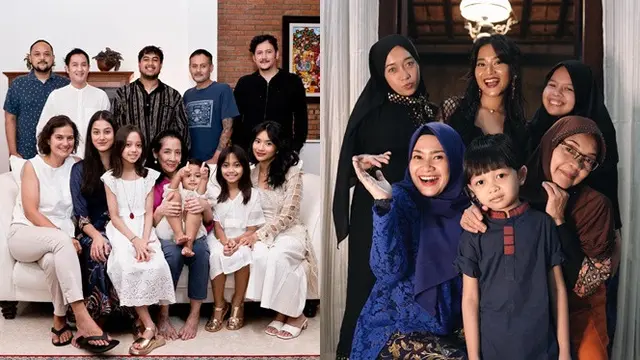 6 Potret Beda Gaya Adira Kania saat Silaturahmi dengan Ikke Nurjanah dan Aldi Bragi