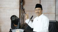Menteri Sosial Saifullah Yusuf (Gus Ipul) saat menghadiri Konsolidasi Penyelenggaraan Sekolah Rakyat di Jawa Timur, Senin (8/9/2025). Foto: Biro Humas Kemensos