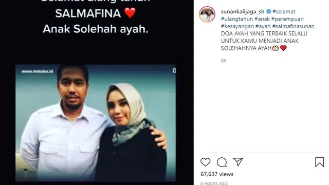 Sunan Kalijaga - Salmafina Sunan (Foto: Instagram/@sunankalijaga_sh)