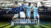Leicester City vs Manchester City (Liputan6.com/Sangaji)