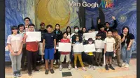 Pameran&nbsp;Van Gogh Alive di Jakarta.&nbsp; foto: istimewa