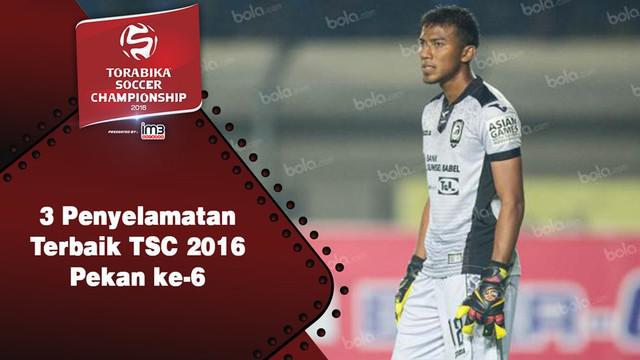 Video 3 penyelamatan terbaik TSC 2016 pekan ke-6.