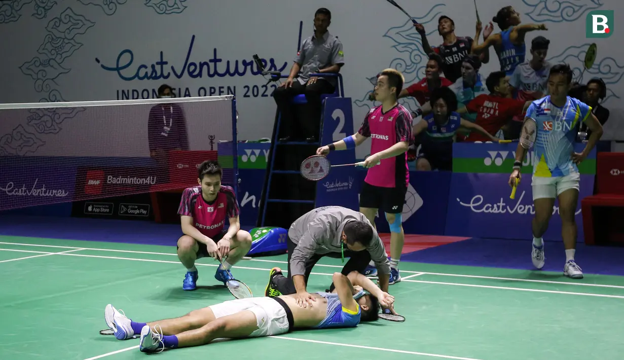 Rexy yang menjabat sebagai direktur pelatih Badminton Association of Malaysia (BAM) pun mengaku menangis setelah melihat perjuangan Yeremia yang mengalami cedera dan tetap bermain pada laga perempat final Indonesia Open 2022. (Bola.com/Bagaskara Lazuardi)