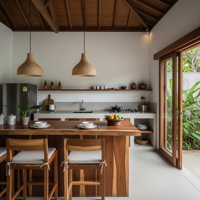 7 Inspirasi Dapur Minimalis Rustic, Kombinasi Sederhana dan Sentuhan Alam