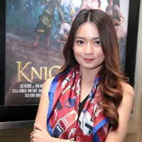 "Ini pertama kali jadi dubber, dan ternyata seru," kata Stella Cornelia menceritakan pengalamannya saat jumpa pers di Jakarta belum lama ini. (Adrian Putra/Bintang.com)