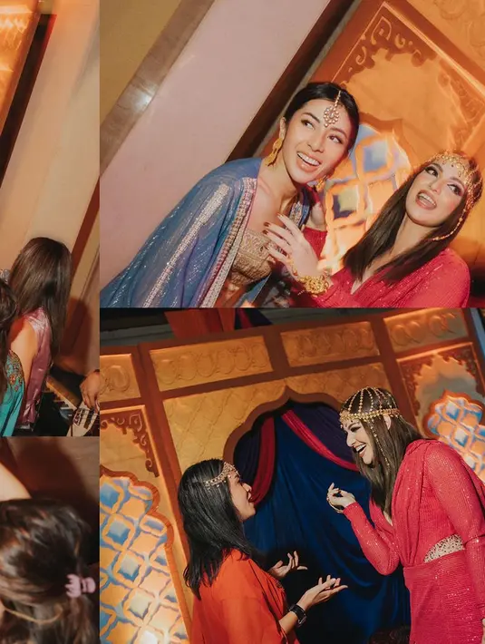 Salah satu yang berhasil mencuri perhatian dan bikin salah fokus adalah penampilan sang anak, Mikhayla Bakrie.