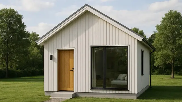 Ilustrasi Desain Rumah Bergaya Skandinavia (Sumber Gambar: Meta AI)