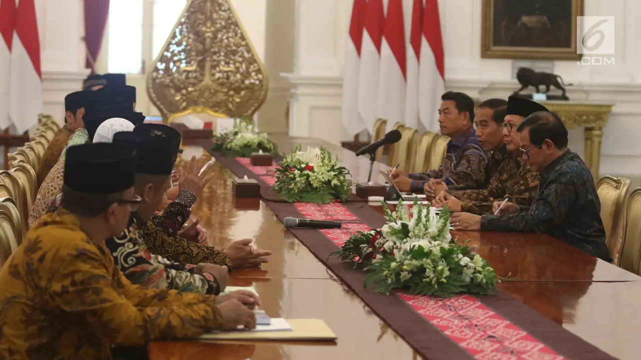 Datangi Istana, Lembaga Persahabatan Ormas Islam Doakan Jokowi Menang Pilpres