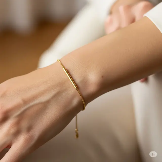Slider Bracelet dengan Pengait Kuat