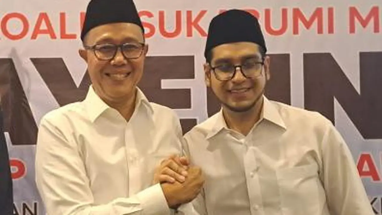Ayep Zaki dan Bobby Maulana resmi direkomendasikan PDIP sebagai Bacalon Wali Kota dan Wakil Wali Kota Sukabumi (Liputan6.com/Istimewa).