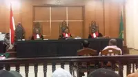 Suasana sidang kasus pungli pelabuhan di Samarinda. (Liputan6.com/Maulana S)