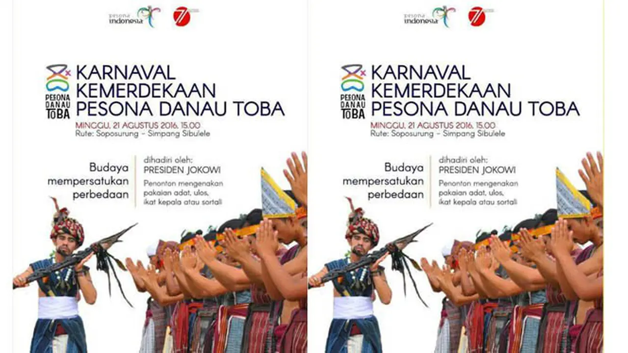 Karnaval Kemerdekaan Pesona Danau Toba