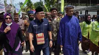 Menteri Perdagangan Zulkifli Hasan bertolak ke Fakfak Papua untuk menggelar serangkaian agenda kunjungan kerja. Salah satunya menghadiri Jambore Dai Internasional di Distrik Teluk Patipi, yang diselenggarakan oleh Ustadz Fadlan Garamatan. (Istimewa)