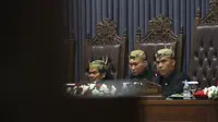 Tiga pimpinan Sidang Paripurna Istimewa HUT ke-104 Kota Malang, Jawa Timur (Liputan6.com/Zainul Arifin)