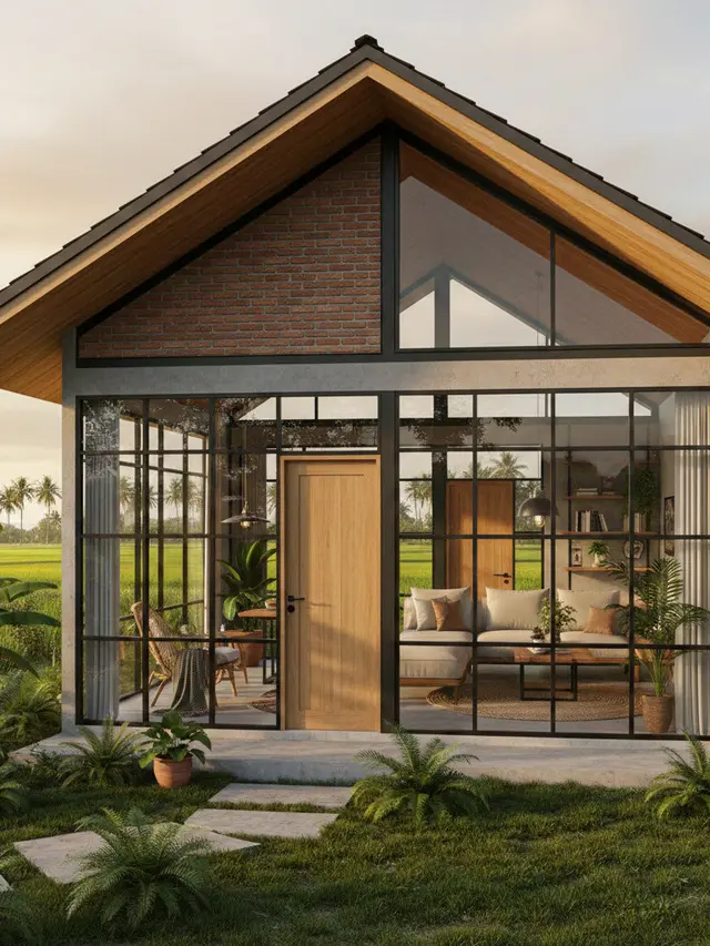 Model Rumah Kecil di Desa