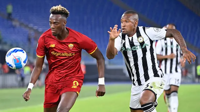 FOTO: Gol Tammy Abraham Bawa AS Roma Taklukkan Udinese