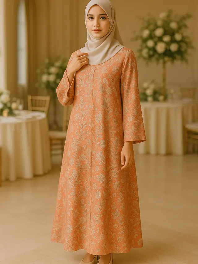 Model Batik Syar’i 2025 dengan Warna Pastel