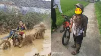 6 Momen Apes Baju Jadi Kotor dan Basah Ini Bikin Elus Dada, Harap Bersabar (IG/sukijan.id)