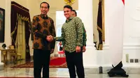 Presiden Jokowi memanggil Menteri Pemuda dan Olahraga (Menpora) Imam Nahrawi dan pemain Timnas U-19 Egy Maulana. (Merdeka.com/Titin Supriatin)