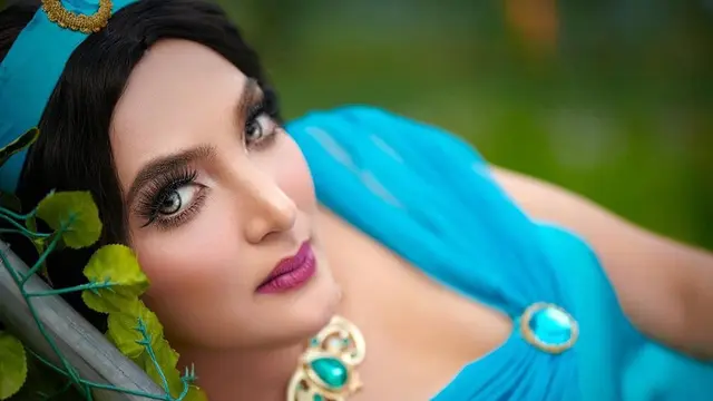 Penampilan Ashanty Berdandan ala Princess Disney (sumber: instagram/ashanty_ash)