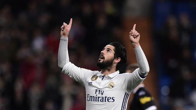 Gelandang Real Madrid asal Spanyol, Isco. (AFP/Javier Soriano)