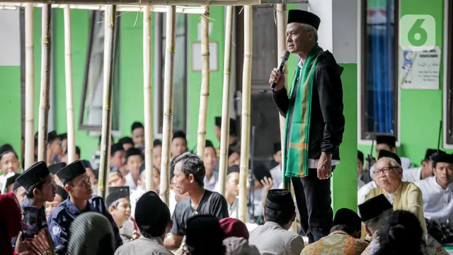 Ganjar Sambangi Ponpes di Tegal