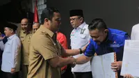 Pemkot Tangerang beri bantuan hibah keuangan kepada 10 partai politik yang ada di DPRD Kota Tangerang, Senin (29/5/2023).