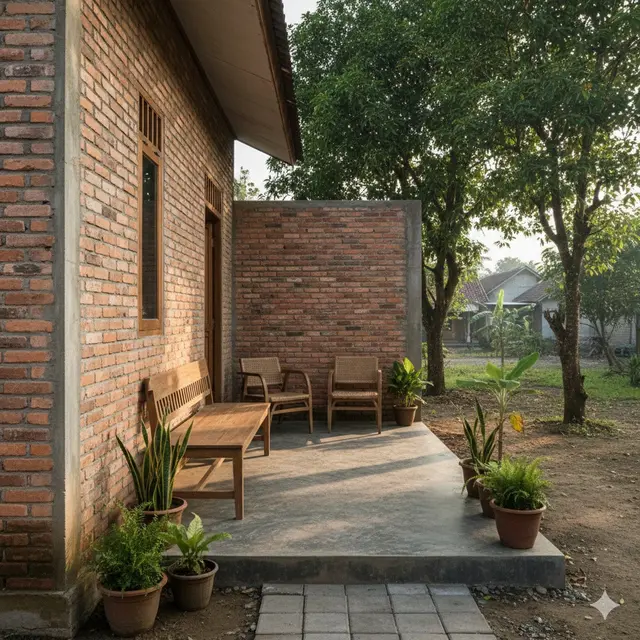 Inspirasi Teras Rumah di Desa