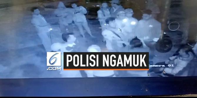 VIDEO: Polisi Ngamuk, Acungkan Pistol ke Pengelola Karaoke