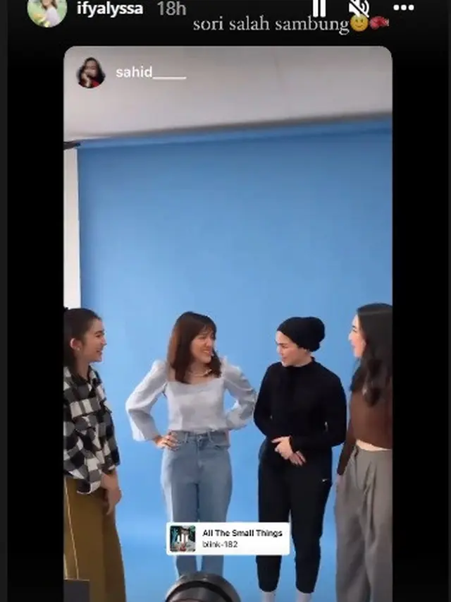 Reuni girlband Blink setelah 5 tahun bubar (Foto: Instagram/@ifyalyssa)