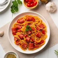 ilustrasi spaghetti sosis/Kritchai7752/Shutterstock