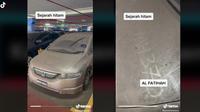 Viral mobil berdebu di bandara disangka milik penumpang Pesawat Malaysia Airlines MH370 yang hilang. (Foto: Tiktok.com/yourjiranstory)