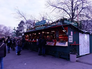 Pasar Natal atau Christmas Market adalah kegiatan rutin yang kerap ditemui di negara-negara Eropa. (Liputan6.com/Unoviana Kartika Setia)