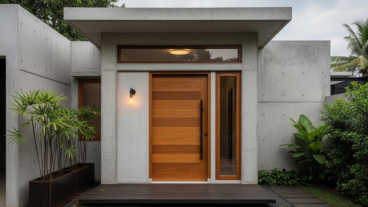 10 Model Gambar Pintu Satu Depan Rumah Minimalis, Jadi Terlihat Mewah