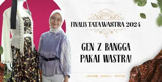 Mengikuti ajang Tata Wastra adalah suatu kebanggaan bagi Adelia Dwi Azkia Rahma. Sebagai finalis termuda, ia mampu menjawab tantangan dewan juri dengan menggunakan kain Batik Taliabu.