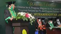 UMJ menyiapkan beasiswa untuk calon mahasiswa yang yatim piatu akibat covid-19. (Liputan6.com/Pramita Tristiawati)