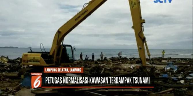 Usai Tsunami, 34 Alat Berat Diturunkan untuk Normalisasi Lampung Selatan