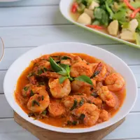 Ilustrasi tumis udang daun kemangi pedas/copyrightshutterstock/Risya Septiana Kurniawati