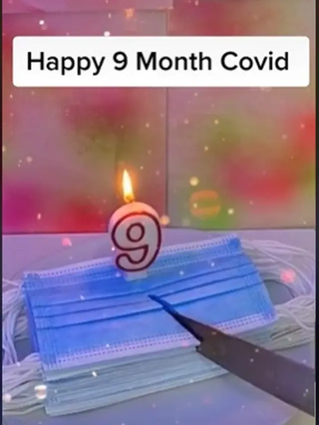 perayaan 9 bulan covid