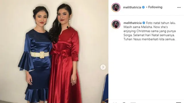 Melisha Sidabutar (Foto: Instagram/@melithatricia)