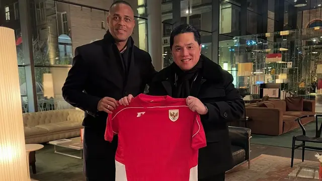 Patrick Kluivert dan Erick Thohir.