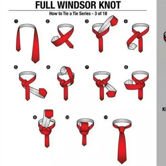 Dasi Simpul Windsor Tradisional