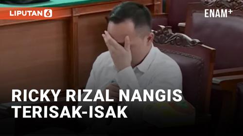 VIDEO: Isak Tangisan Ricky Rizal di Sidang Pleidoi: Saya Gak Pernah Tahu Adanya Rencana Pembunuhan