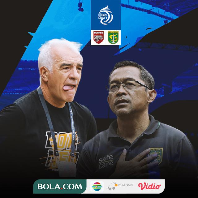BRI Liga 1 - Duel Pelatih - Borneo FC Vs Persebaya Surabaya