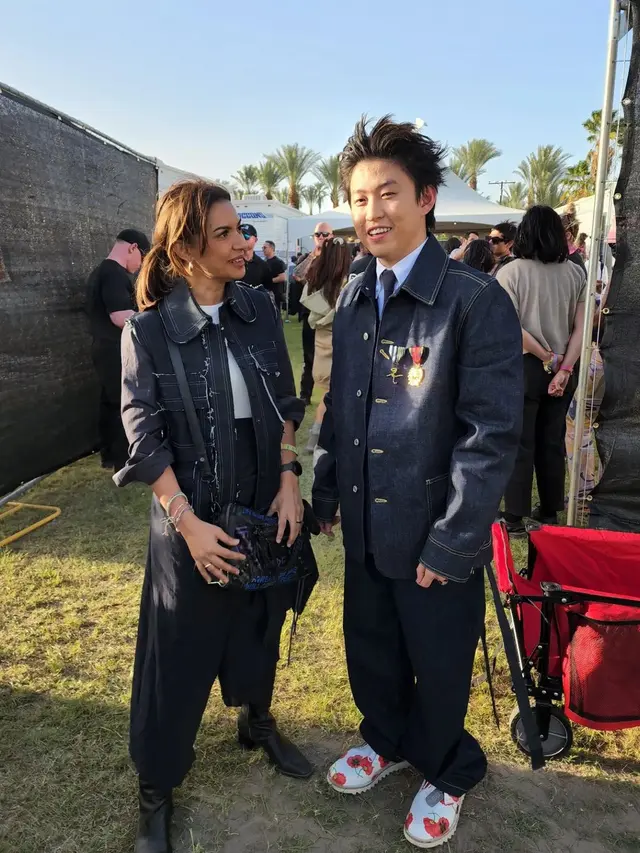 Najwa Shihab Nonton Coachella 2022 (Foto: Instagram @najwashihab)